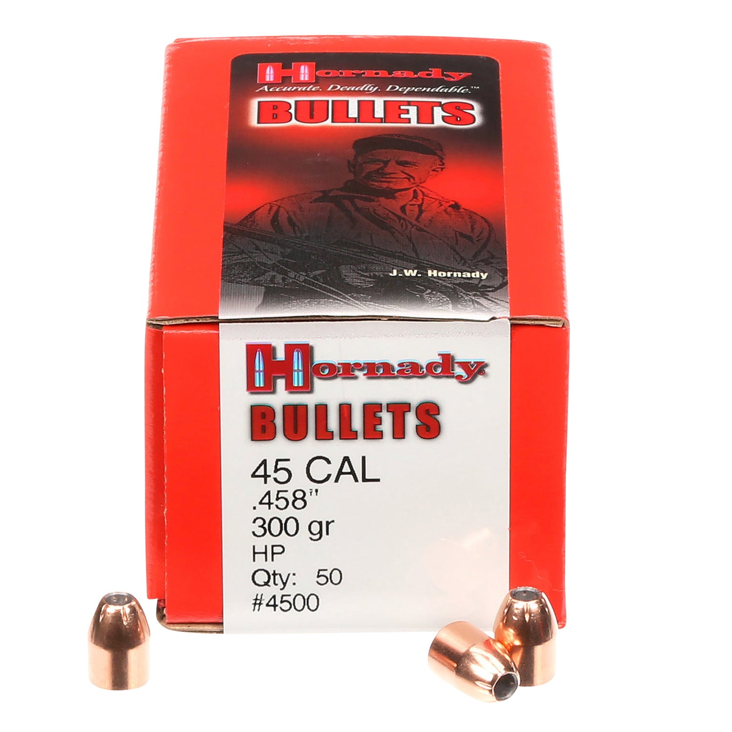 Hornady InterLock .458 Diameter 300 Grain Hollow Point Bullets 50-Pack