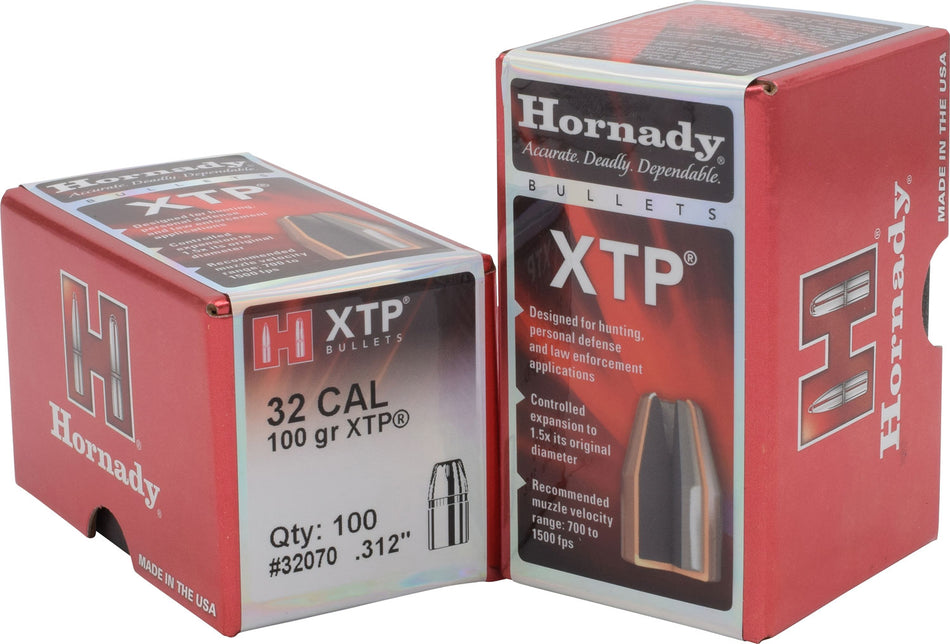Hornady XTP .312 Diameter 100 Grain Hollow Point Bullets 100-Pack