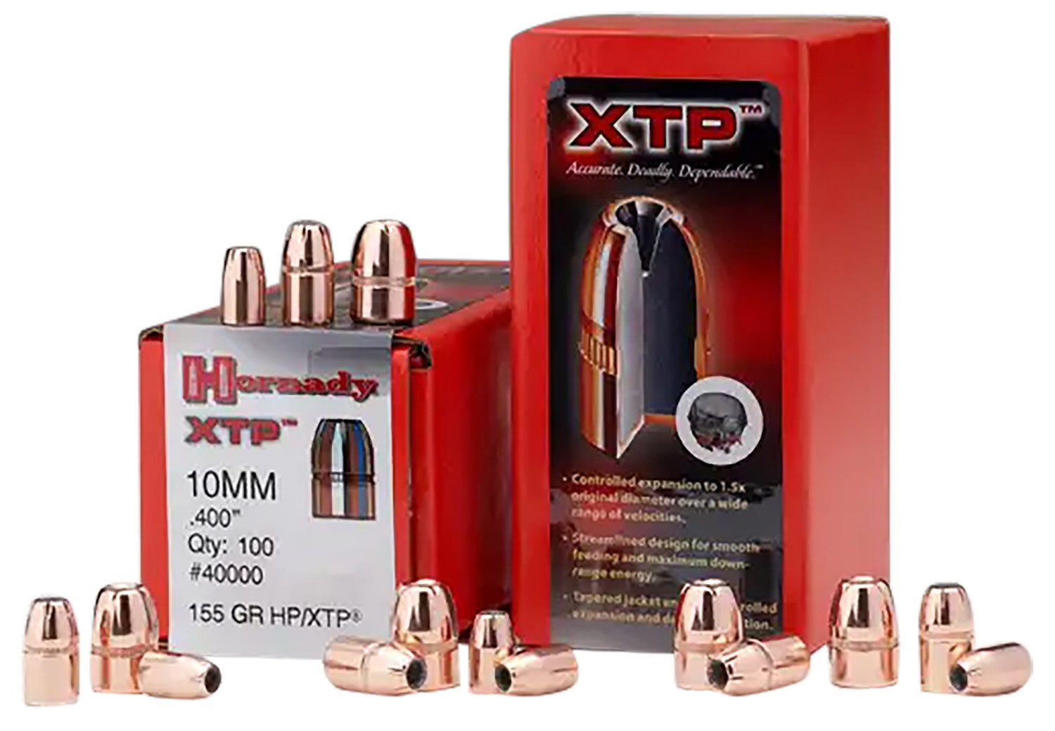 Hornady XTP 38 Caliber .357 140 Grain Hollow Point Bullets 100 Count