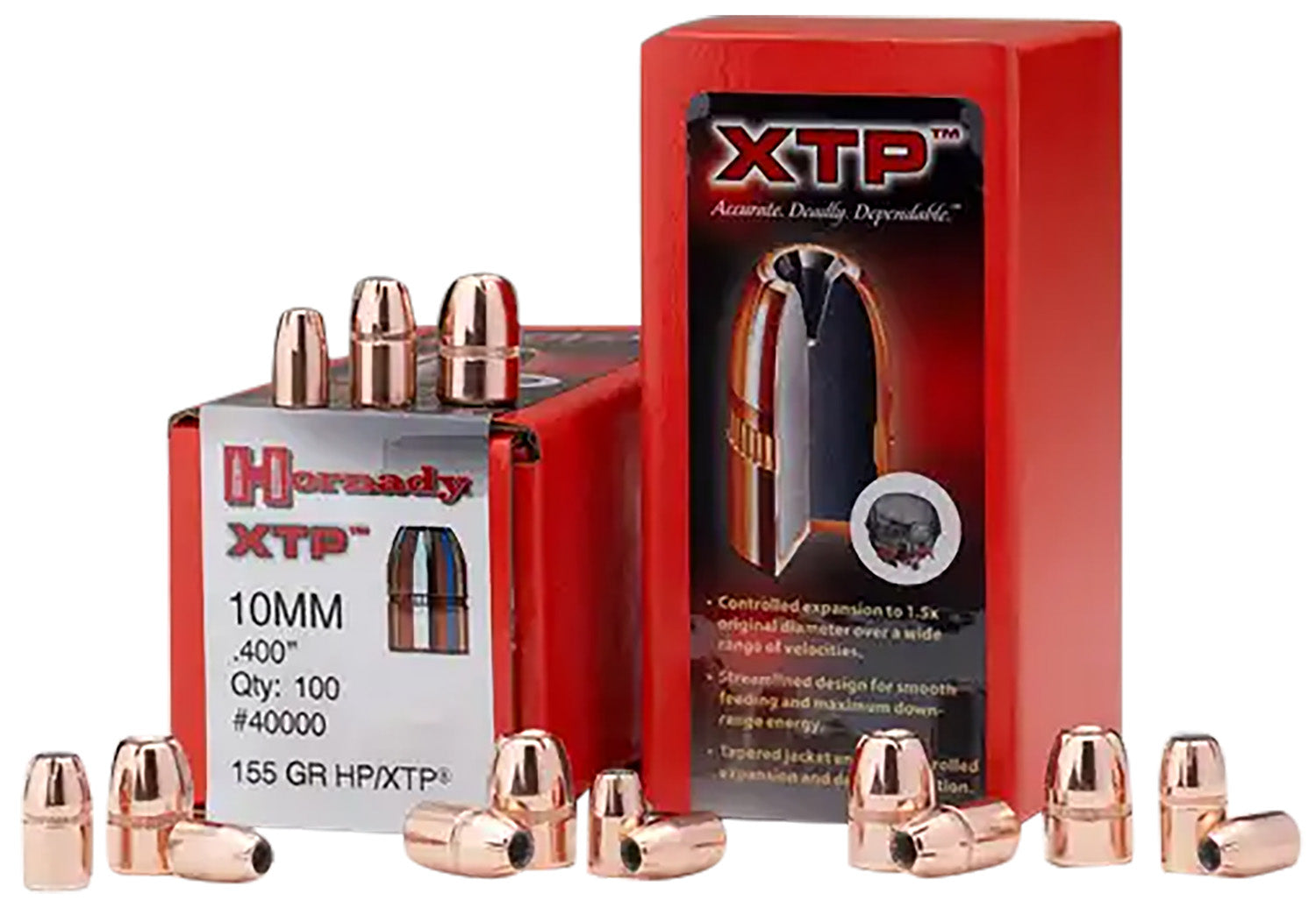 Hornady XTP 44 Caliber .430 180 Grain Hollow Point Handgun Bullets 100 Count