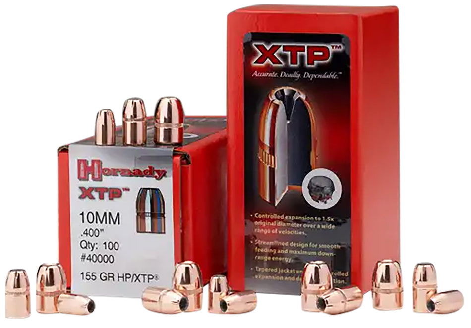 Hornady XTP 44 Caliber .430 240 Grain Hollow Point Handgun Bullets 100 Count