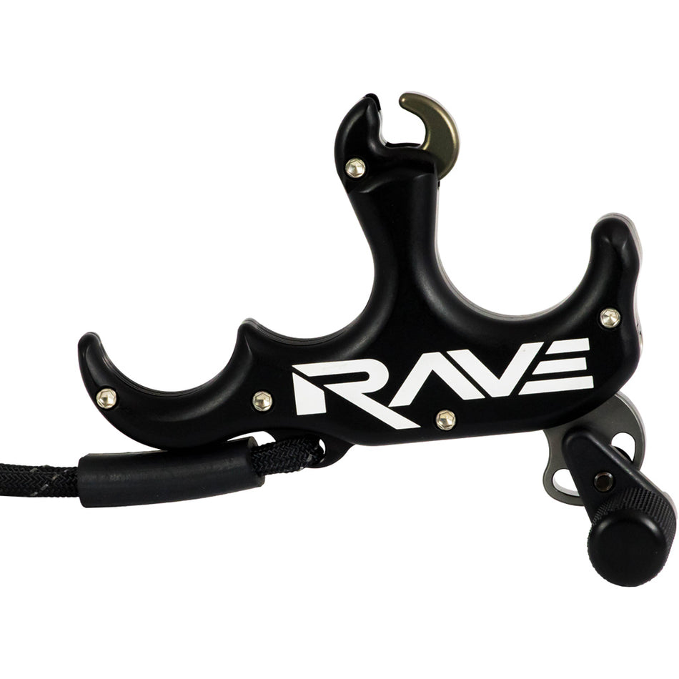 Tru Ball Rave 3 Finger Bow Release Black