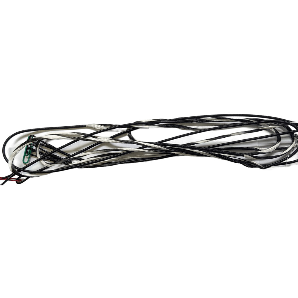 J and D Genesis Bow String and Cable Kit White/Black D97