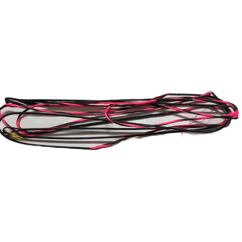 J and D Genesis Bow String and Cable Kit Black/Pink D97
