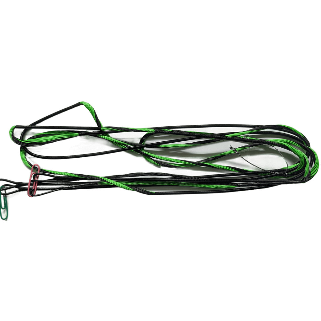 J and D Genesis Bow String and Cable Kit Black/Flo Green D97