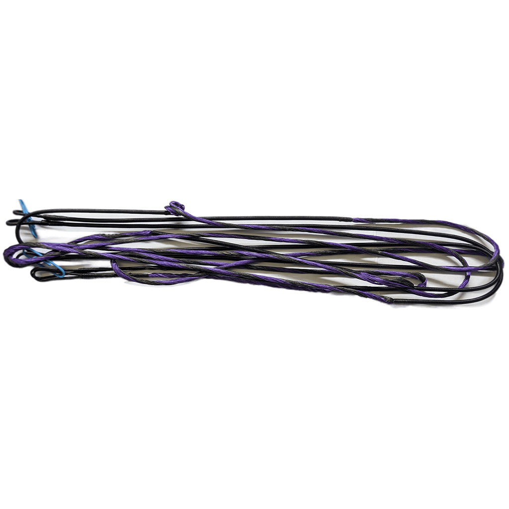 J and D Genesis Bow String and Cable Kit Black/Purple D97