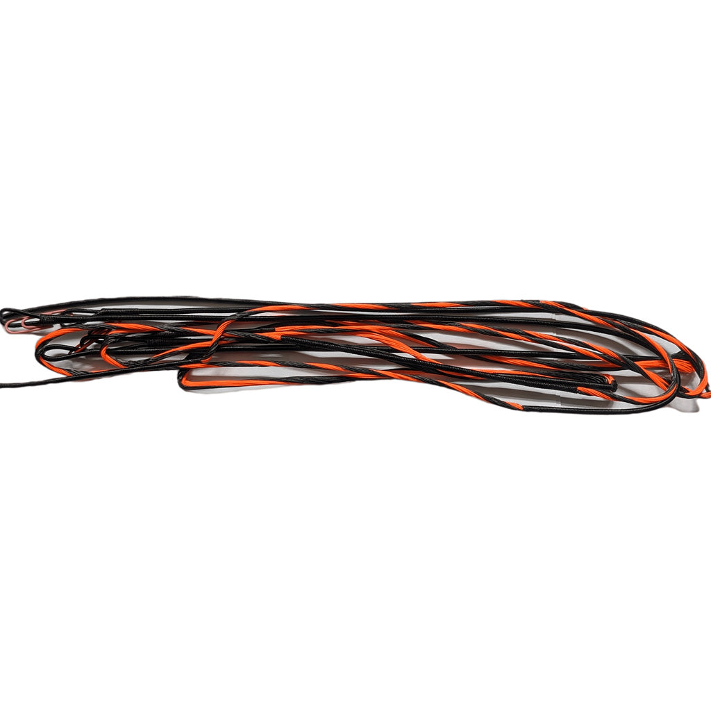 J and D Genesis Bow String and Cable Kit Black/Flo Orange D97
