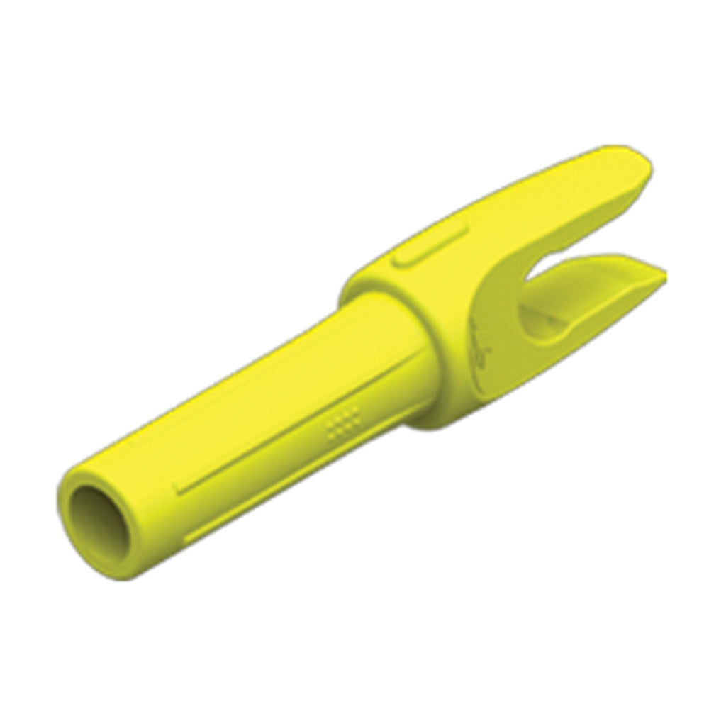 Gold Tip GTO Yellow Press Fit Arrow Nocks for Pierce Shafts - 12 Pack