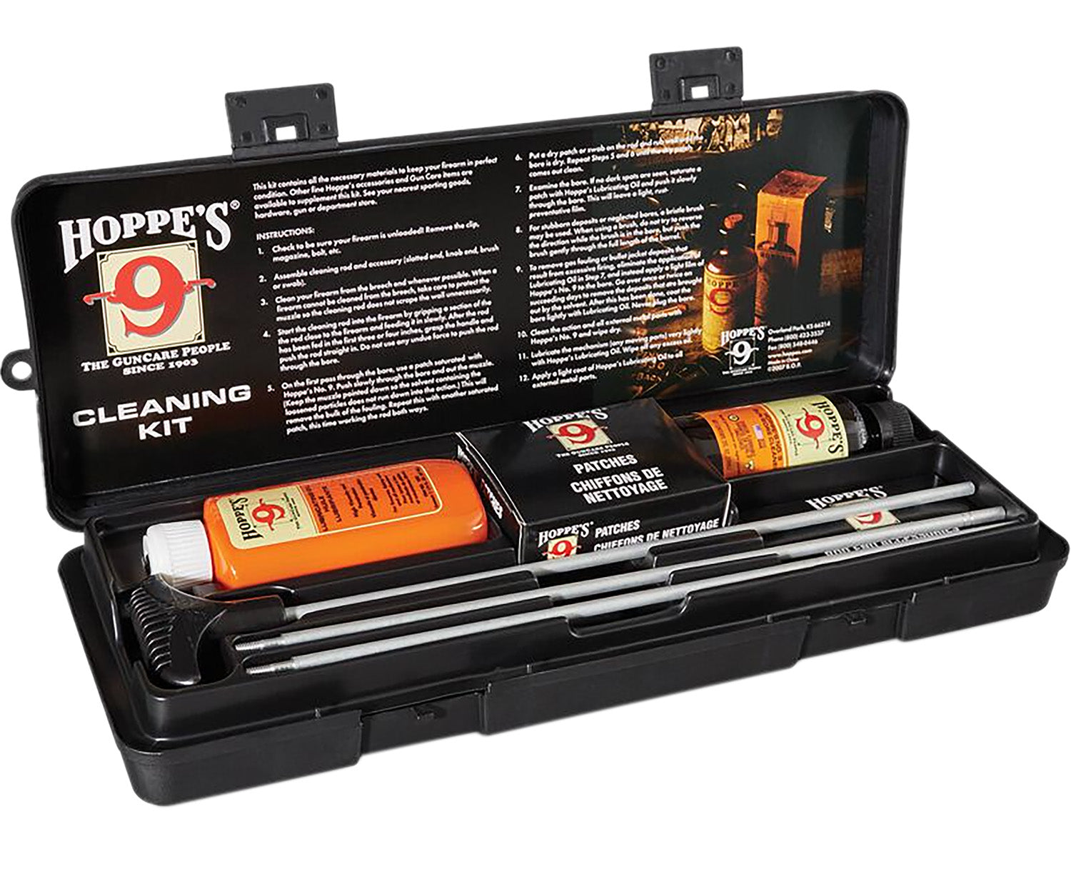 Hoppe's UO All-Caliber Rifle & Shotgun Cleaning Kit with Storage Box