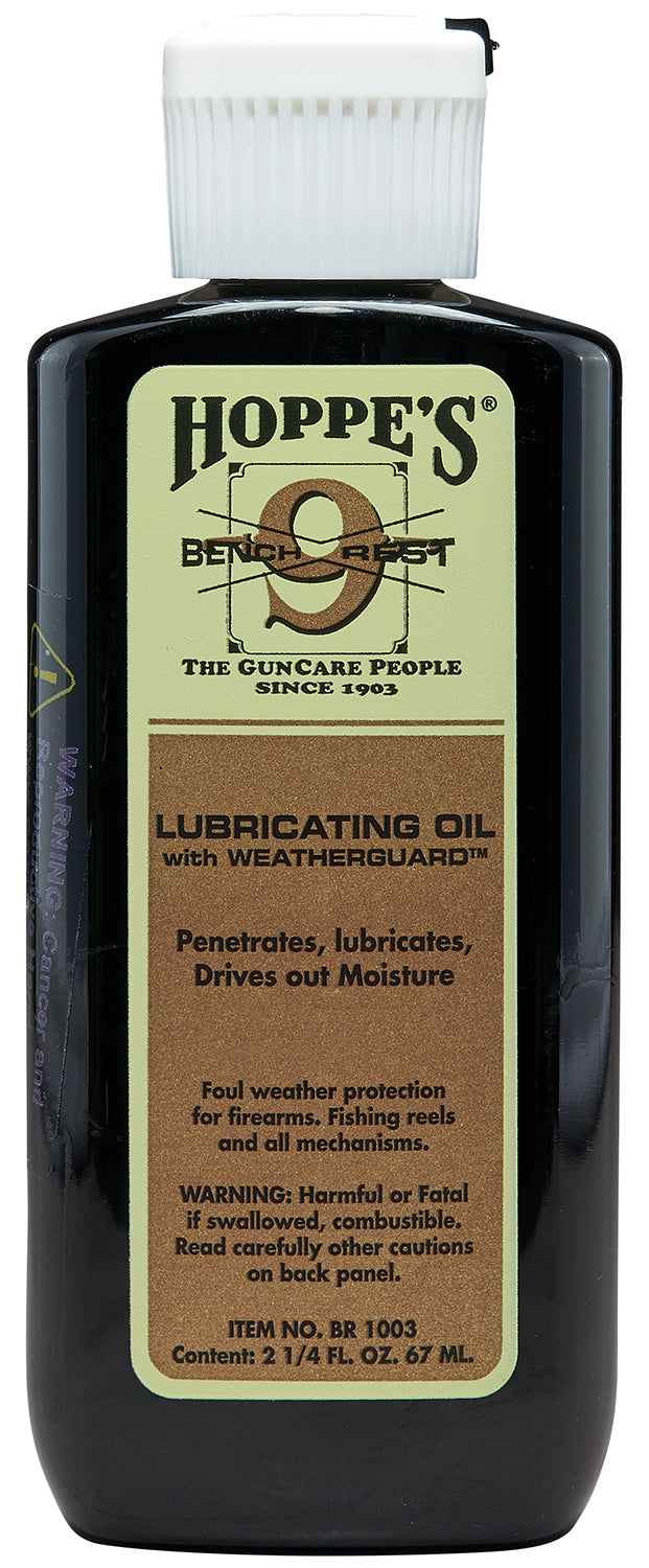 Hoppe's BR1003 Bench Rest Lubricating Oil with Weatherguard 2.25 oz - 10 Pack