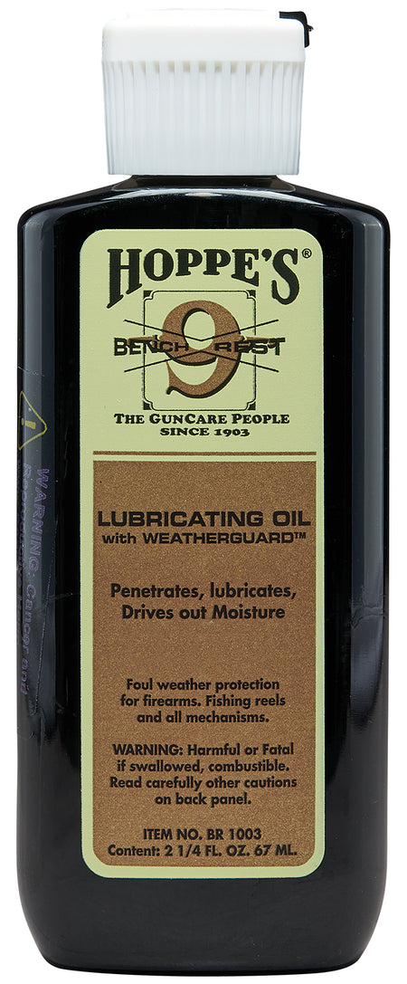 Hoppe's BR1003 Bench Rest Lubricating Oil with Weatherguard 2.25 oz - 10 Pack