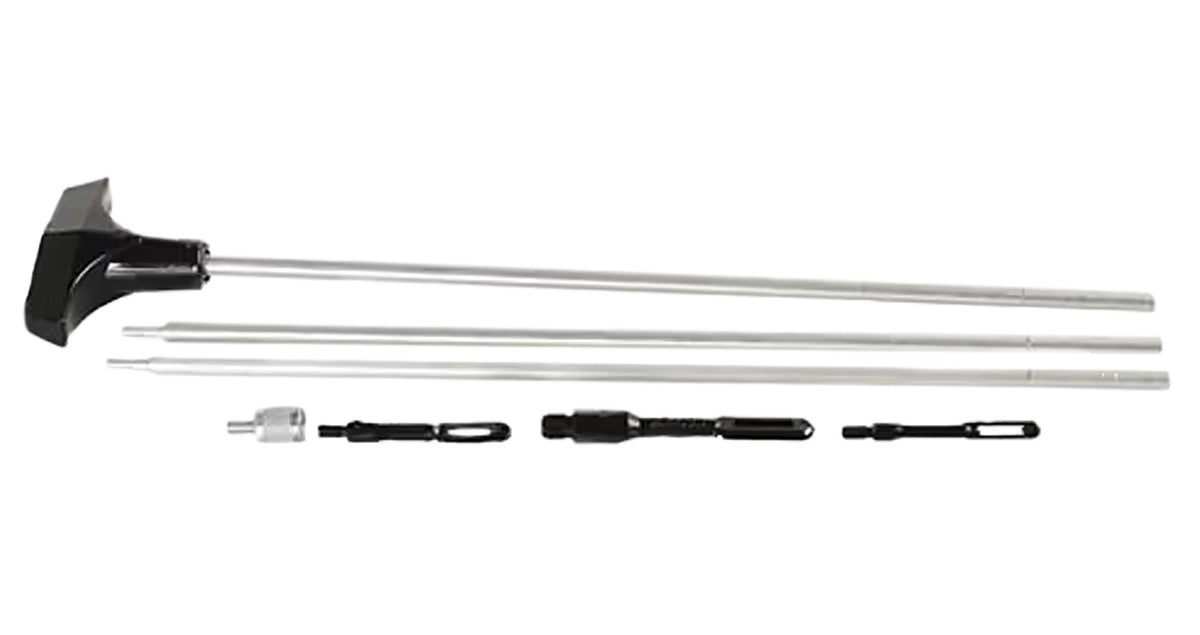 Hoppe's 3PSS Bench Rest 3-Piece Stainless Cleaning Rod 22 Cal & Larger Universal