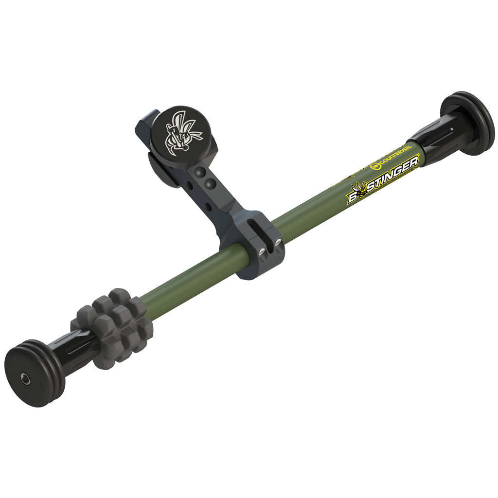 Bee Stinger MicroHex Counter Slide Bow Stabilizer Dovetail Olive 15 in.