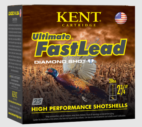 Kent Cartridge 20 Gauge K202UFL286 Ultimate Fast Lead 2.75" 1oz 6 Shot