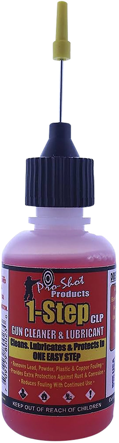Pro-Shot 1STEP1NEEDLE 1 Step CLP Cleaner Lubricant Protectant 1 oz Squeeze Bottle