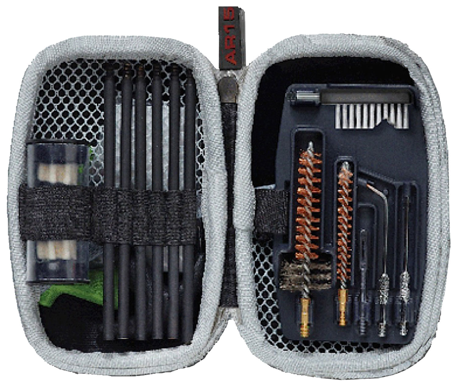 Real Avid AVGCKAR15 Gun Boss AR-15 Cleaning Kit 223 Rem/5.56 NATO with Nylon Case