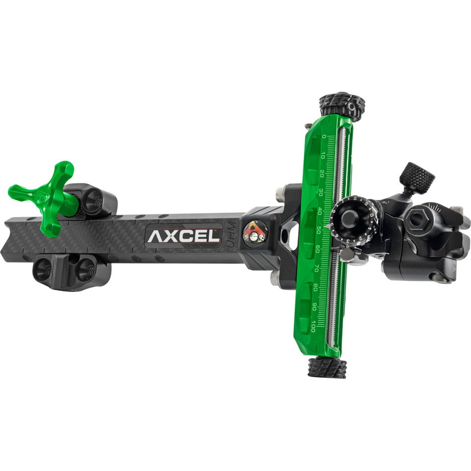 Axcel Achieve XP Compound Bow Sight Green/Black 6 in. Right Hand