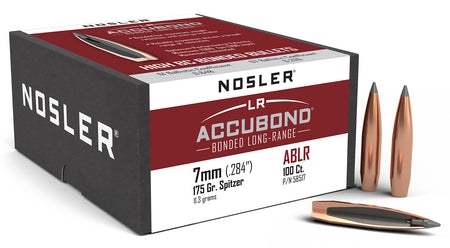 Nosler AccuBond Long Range 7mm 175gr Polymer Tip Hunting Bullets 100/Box