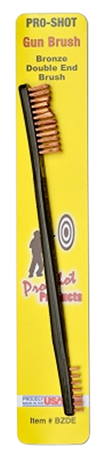 Pro-Shot BZDE Universal Double Ended Gun Brush Bronze Bristles
