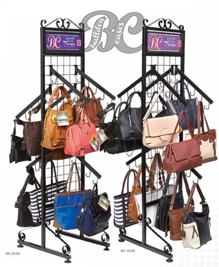 Bulldog Concealed Carry Purse Display with Free Rack, 13 Models, 20 Purses