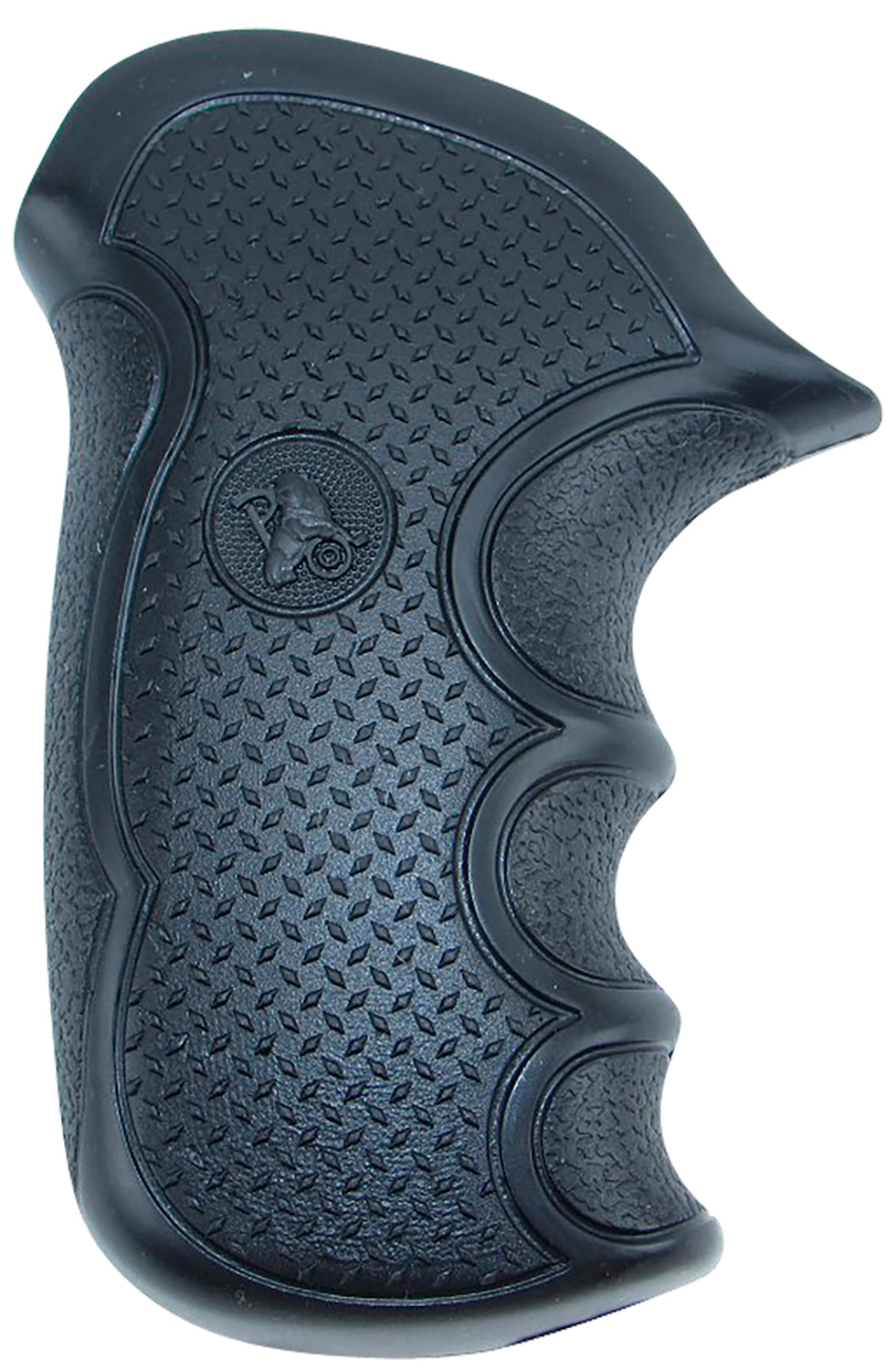 Pachmayr 02475 Diamond Pro Grip Diamond Checkering Black Rubber for Taurus Compact Public Defender Polymer Frame