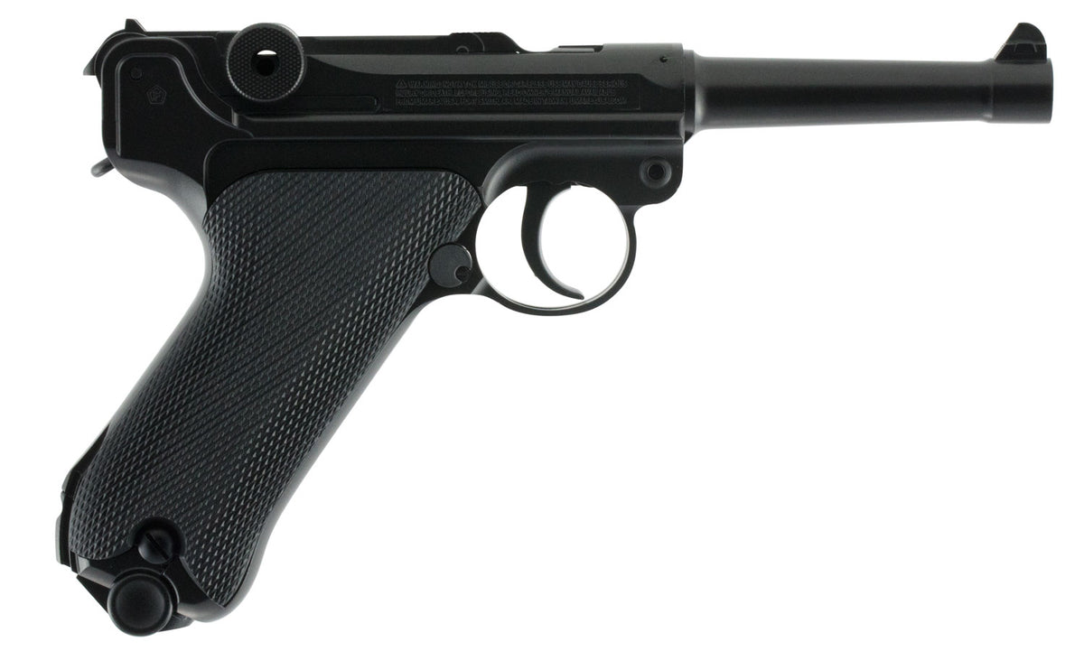 Umarex Legends P.08 CO2 BB Pistol .177 21+1 4.60" Black Polymer Grips