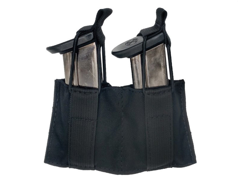 TacShield Double Speed Load Pistol MOLLE Pouch Black