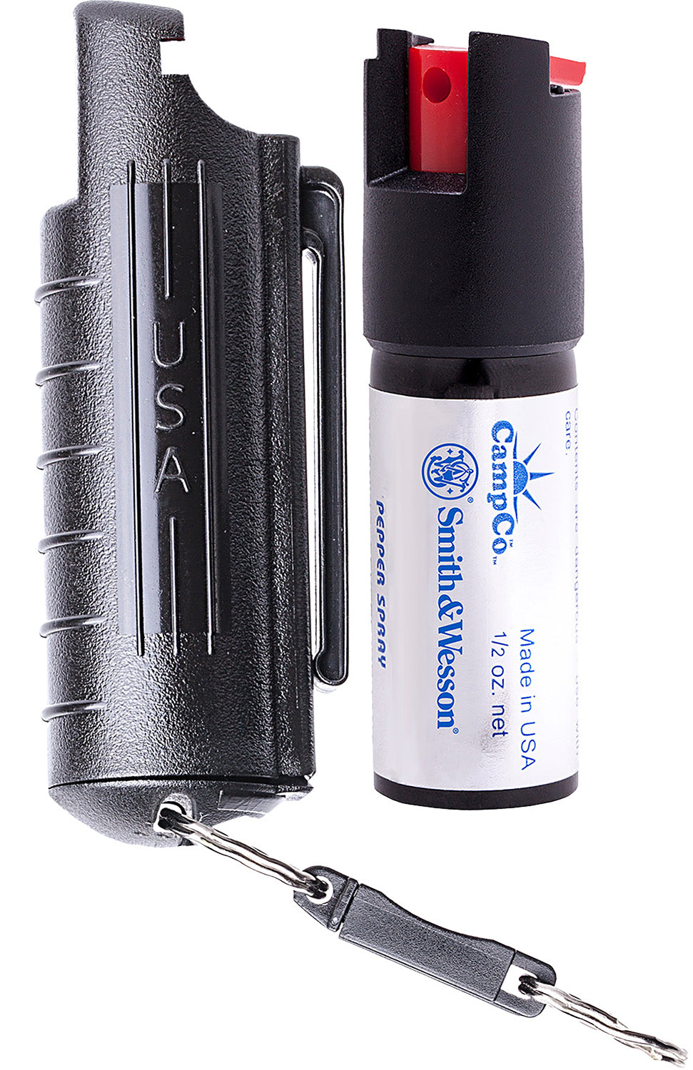 S&W 1403 Keychain Pepper Spray 0.50 oz OC 10 ft Range with Black Case