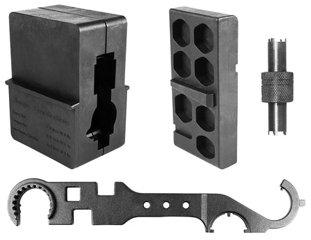 Aim Sports ATARAK AR15/M4/M16 Armorer's Kit, Black Anodized Metal Handle