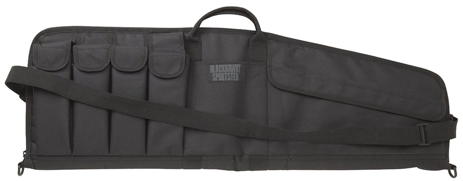 Blackhawk Sportster Tactical Carbine Case 36" Black 600D Polyester 4 Mag Pockets 2 Accessory Pockets