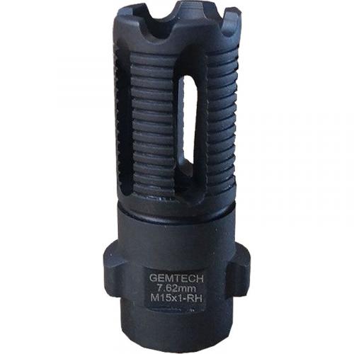 QuickMount 7.62mm Carbon Cutting Muzzle Brake M15X1 12161