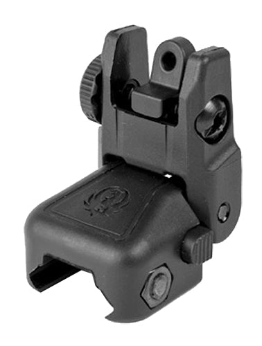 Ruger 90415 Rapid Deploy Folding Rear Sight Black for SR-22/SR-556/SR-762