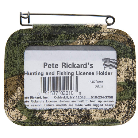 Rickards Hunting License Holder Single Camo Vinyl