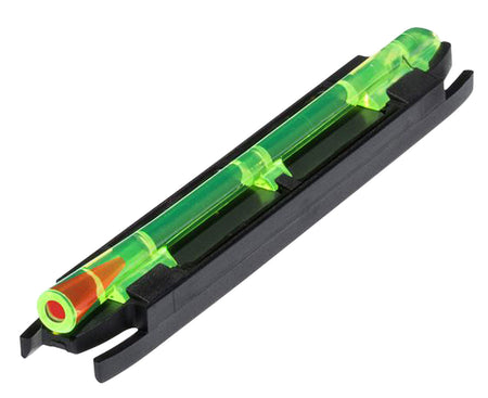 HiViz M300 M-Series Narrow Magnetic Snap-On Shotgun Front Sight Green with Red Center Fiber Optic