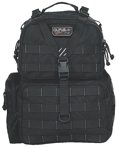GPS Bags T1612BPB Tactical Range Black 1000D Nylon Teflon Coated Holds 3 Handguns