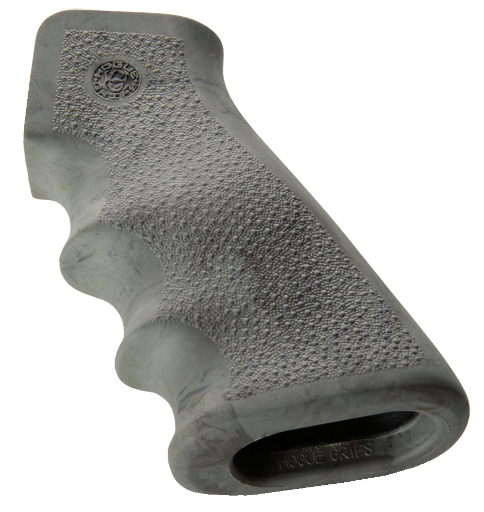 Hogue 15881 Ghillie Green Rubber OverMolded Grip with Finger Grooves for AR-15 M16