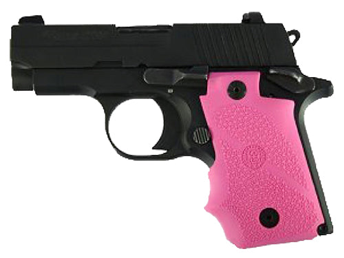 Hogue 38007 Pink Rubber Grip with Finger Grooves for Sig P238