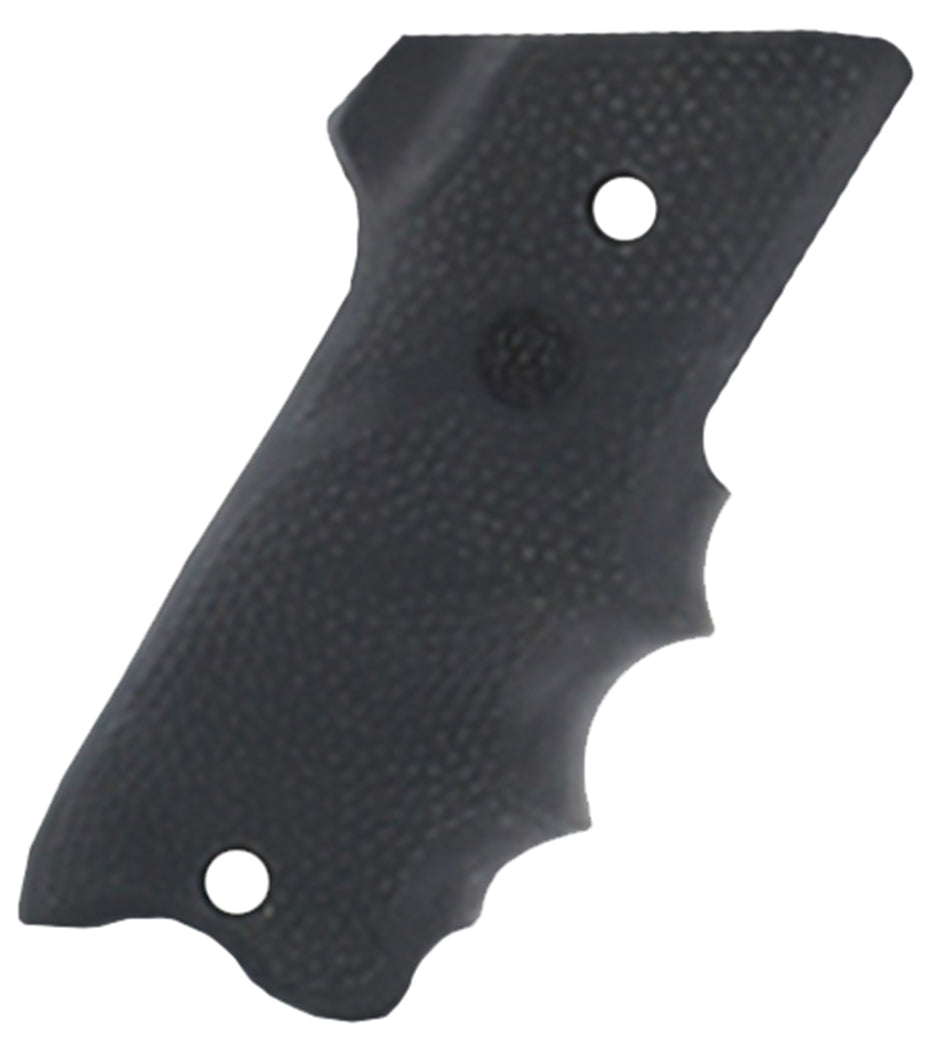 Hogue 82060 Black Rubber Grip with Finger Grooves and Right Hand Finger Rest for Ruger Mark II III