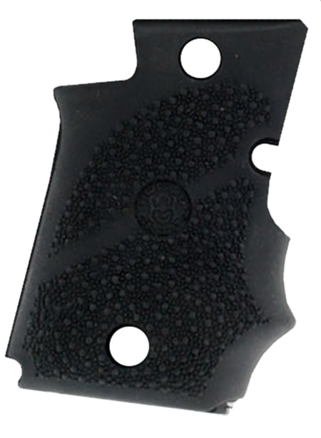 Hogue 98080 Rubber Grip with Finger Grooves for Sig P938 Ambidextrous Safety - Black