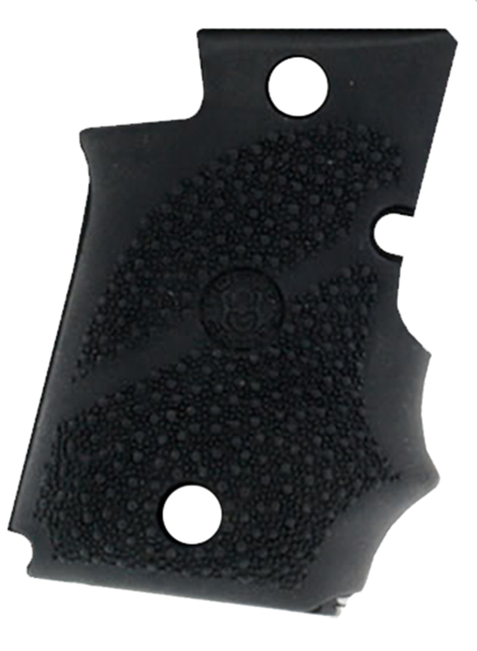 Hogue 98080 Rubber Grip with Finger Grooves for Sig P938 Ambidextrous Safety - Black