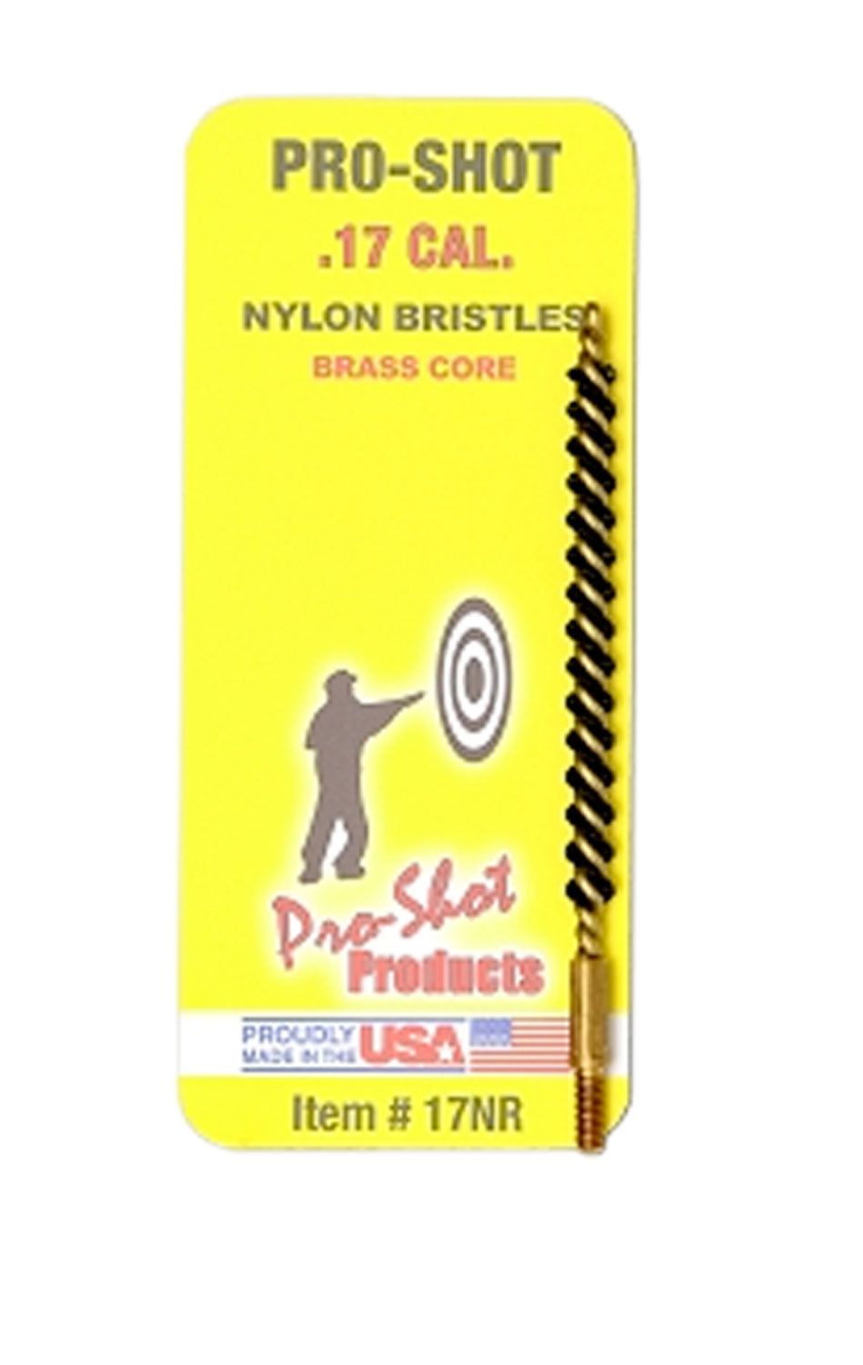 Pro-Shot 7NR 7mm Rifle Nylon Bore Brush #8-32 Thread Brass Core
