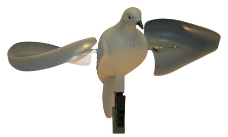 Mojo Outdoors HW7201 Wind Dove Spinning Wing Decoy, Gray Plastic