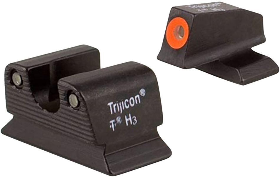Trijicon 600624 HD Night Sights Green Tritium Orange Outline Front & Black Outline Rear for Beretta PX4