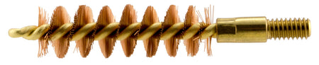 Pro-Shot 9P Bore Brush 9mm Pistol #8-32 Thread Bronze Bristles Brass Core