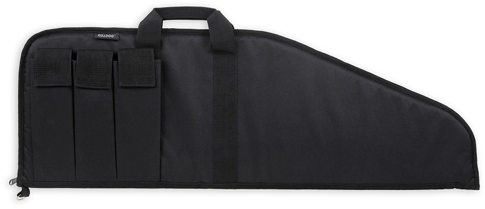Bulldog BD49943 Pit Bull 43" Black Floatable Water-Resistant Nylon Rifle Case with 3 Velcro Magazine Pouches