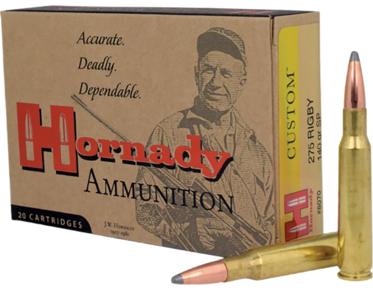 Hornady Custom .275 Rigby 140 gr JSP ammo
