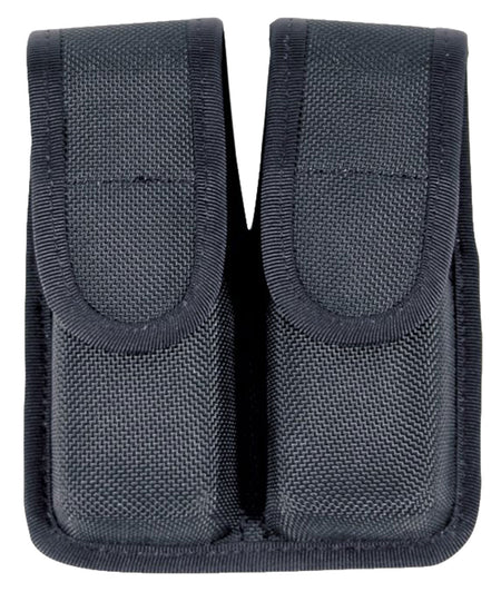Blackhawk 44A000BK Double Mag Pouch Black Cordura Single Stack 9mm/40/45