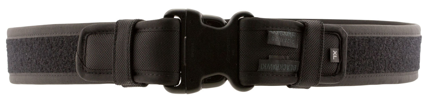 Blackhawk Ergonomic Duty Belt Black Cordura 32"-36" 2.25" Wide Triple-Retention Buckle