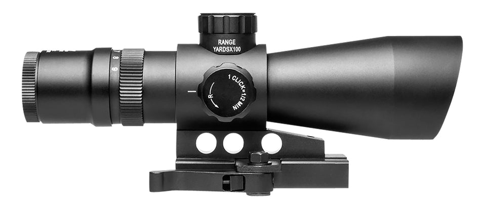 NcStar STM3942GV2 Mark III Tactical Gen 2 3-9x42mm Dual Illuminated Mil-Dot Reticle Rifle Scope
