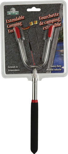 Rivers Edge XL Heavy Duty Camp Fork 16"-60" Extendable Stainless Steel